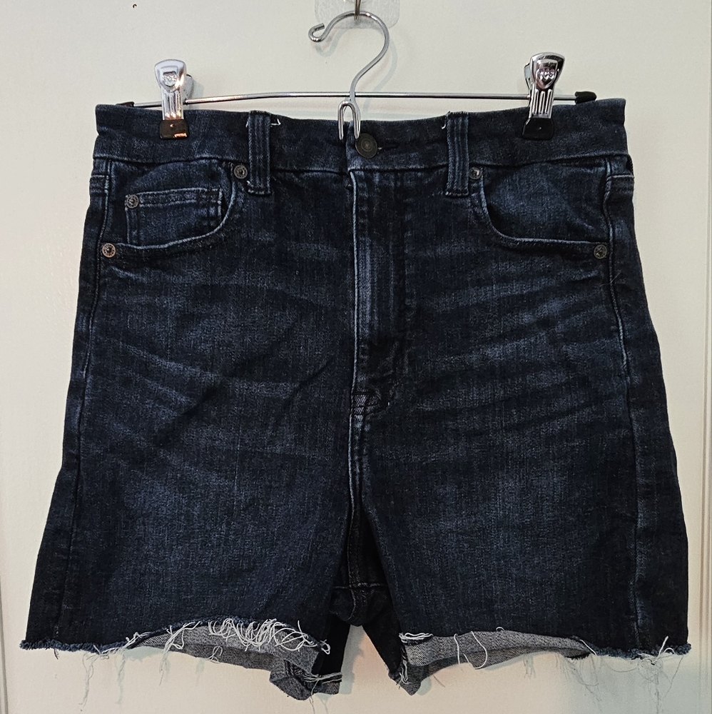 American Eagle Outfitters Dark Blue Denim Shorts